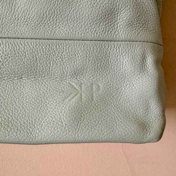 FRESHLY PICKED Original Leather Carryall Bag - Baby Blue - Great Condition - Picture 4 of 16